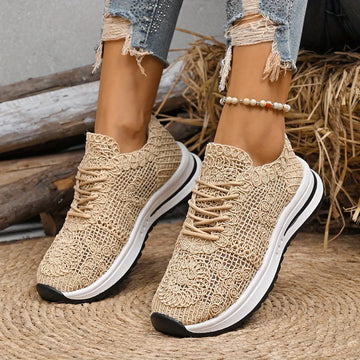 Baskets Respirantes Beige–Confort Maximal & Élégance Quotidienne | GOOD FEET GOOD FEET