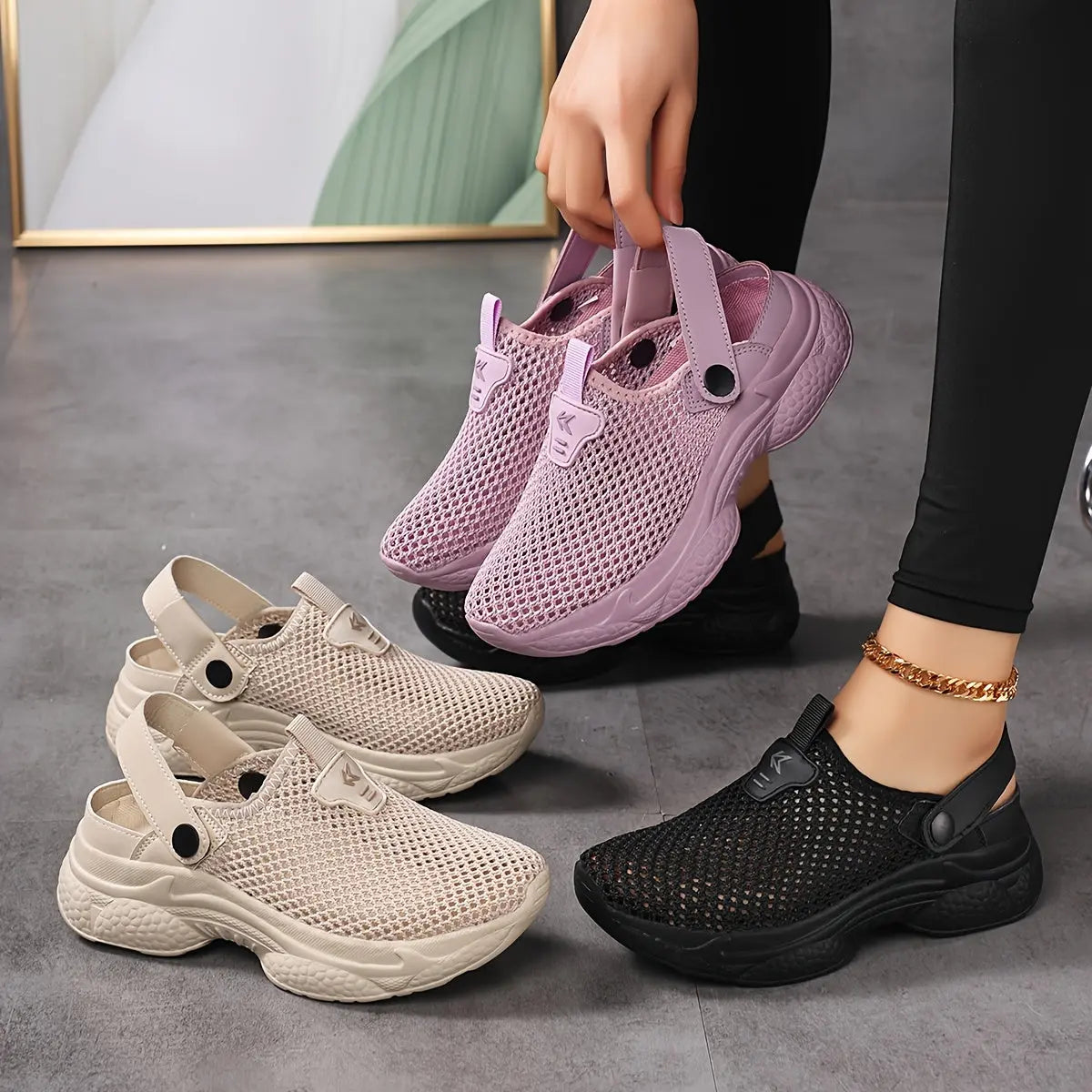 Baskets Décontractées Respirantes–confort chic pour femmes 50+ 👟 GOOD FEET