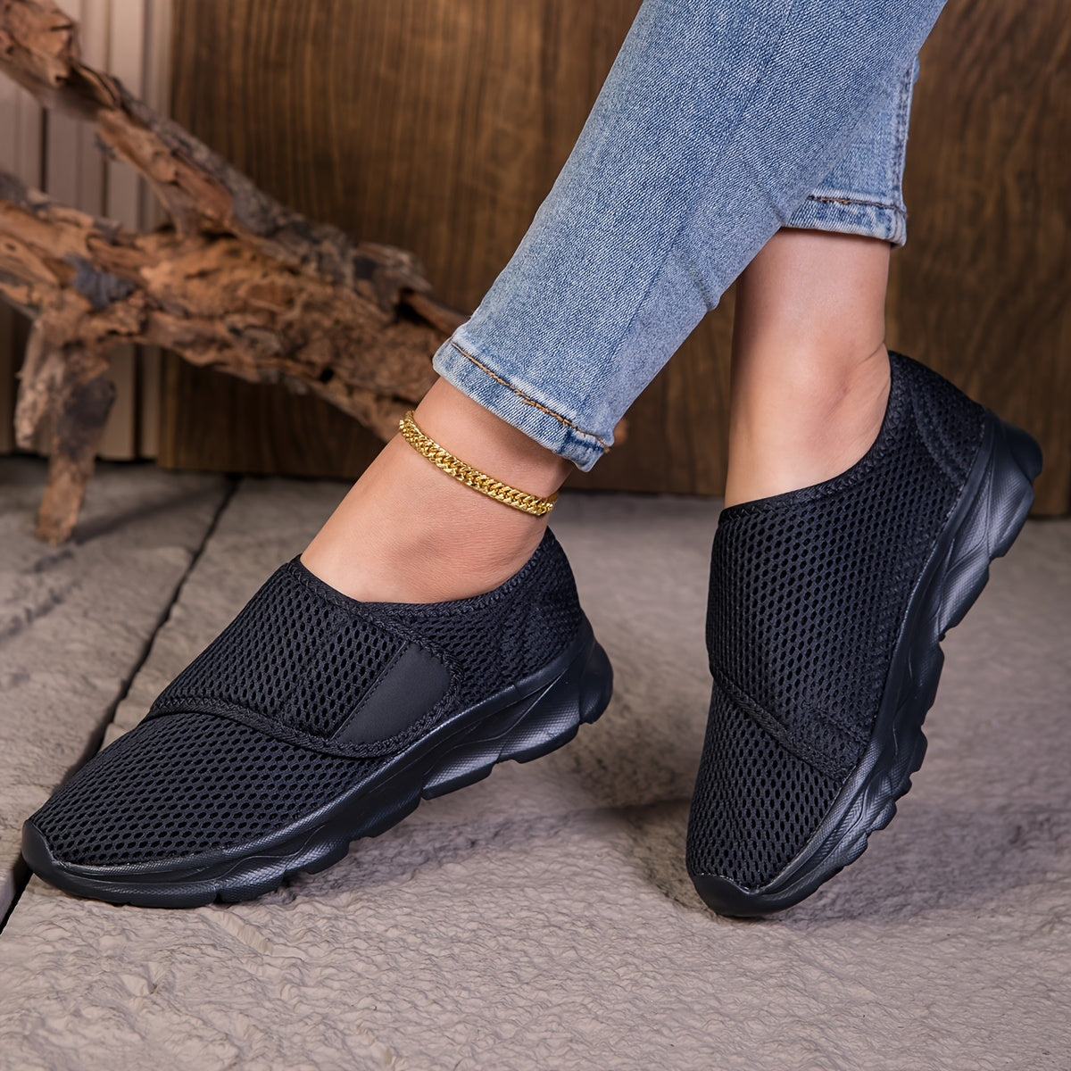 Chaussures orthopédiques à scratch–largeur confort (50+) 👟 GOOD FEET