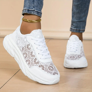 Baskets Basses Fleuries Femme–Confort Maximal & Élégance Estivale | GOOD FEET GOOD FEET