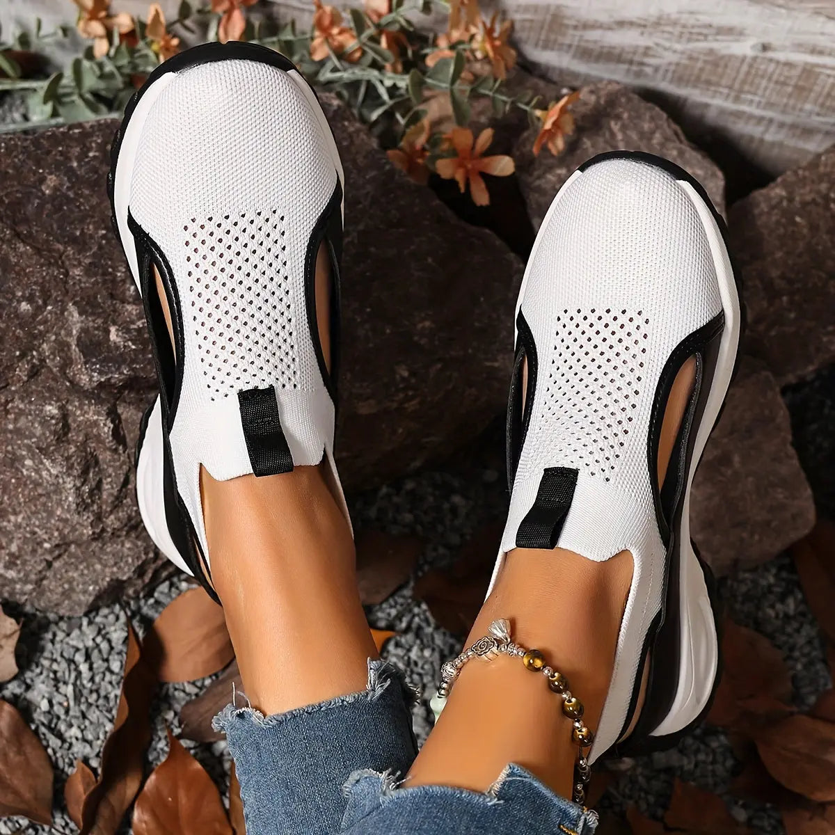 Baskets Femme Slip-On–confort chic pour femmes 50+ 👟 GOOD FEET