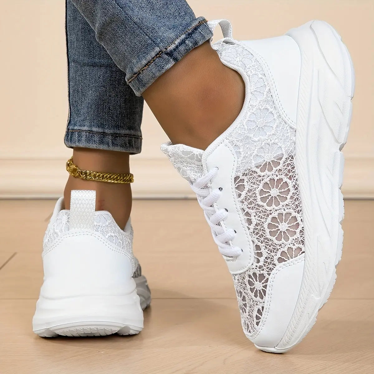Baskets Basses Fleuries Femme–Confort Maximal & Élégance Estivale | GOOD FEET GOOD FEET