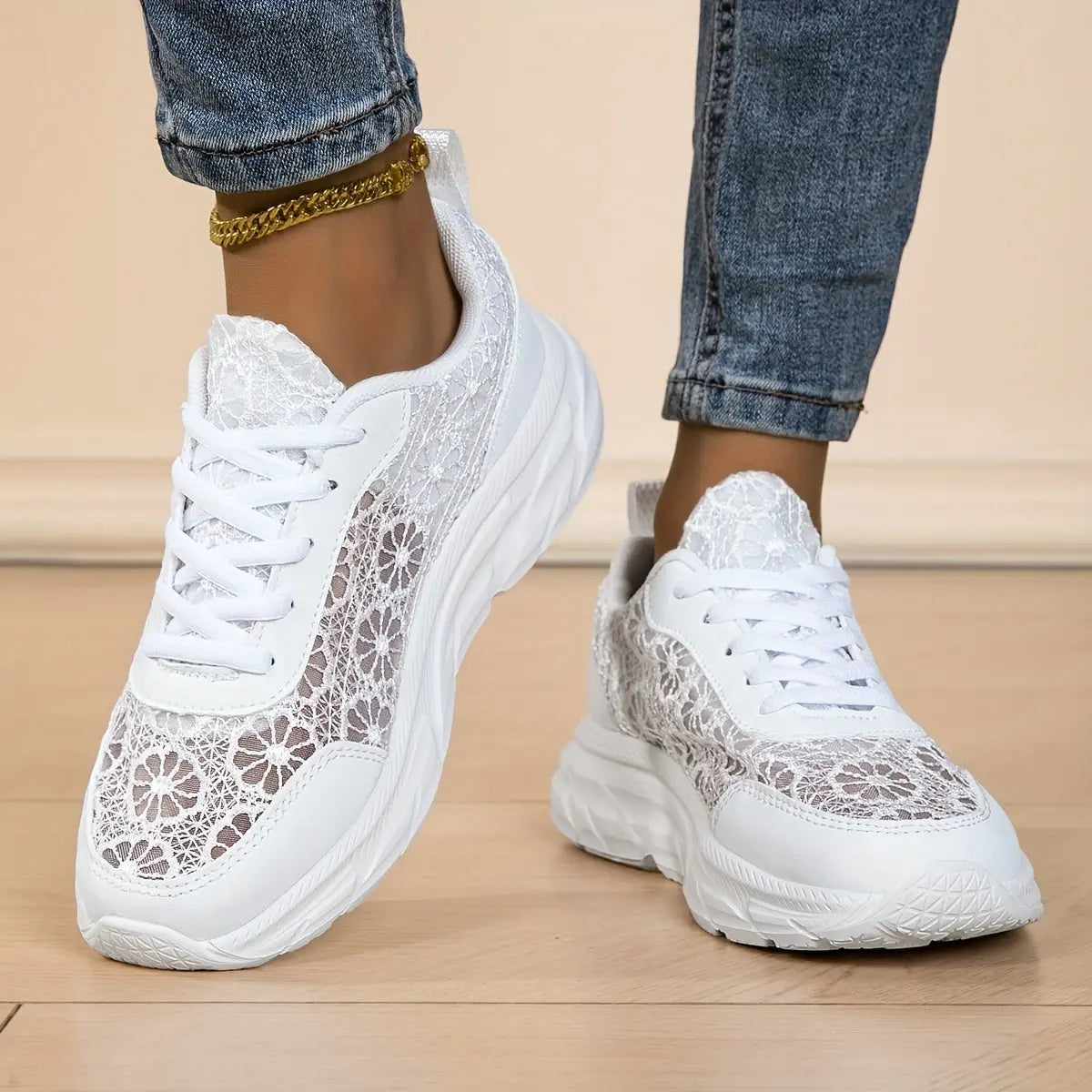Baskets Basses Fleuries Femme–Confort Maximal & Élégance Estivale | GOOD FEET GOOD FEET