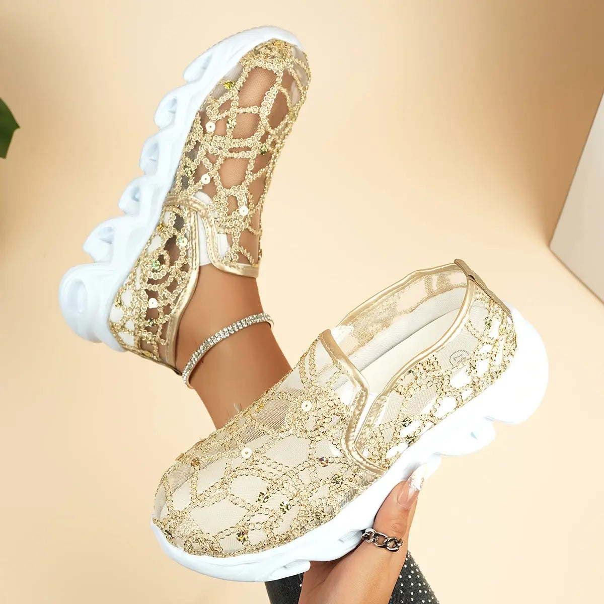 Baskets d'été Femmes – Confort & Élégance GOOD FEET 👟✨ GOOD FEET