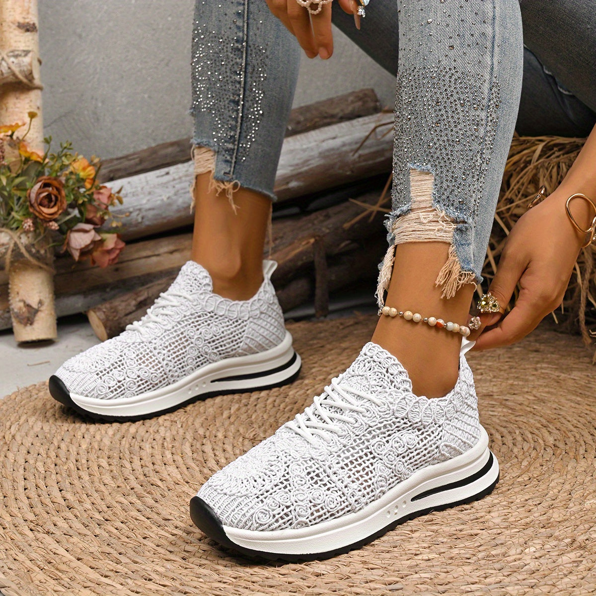 Baskets Décontractées Respirantes GOOD FEET–Tailles Étendues & Confort 50+ 👟 GOOD FEET