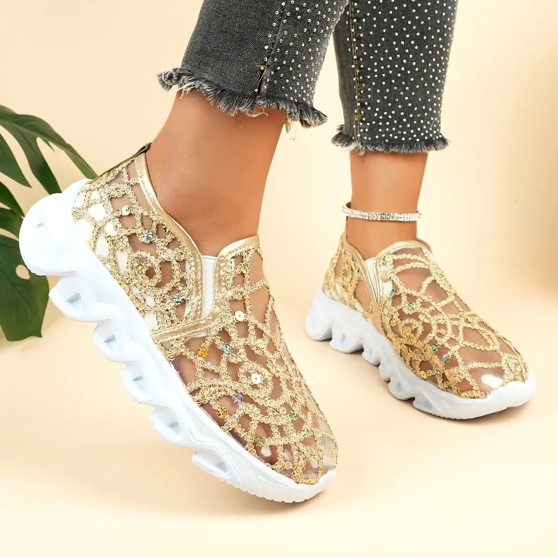Baskets d'été Femmes – Confort & Élégance GOOD FEET 👟✨ GOOD FEET