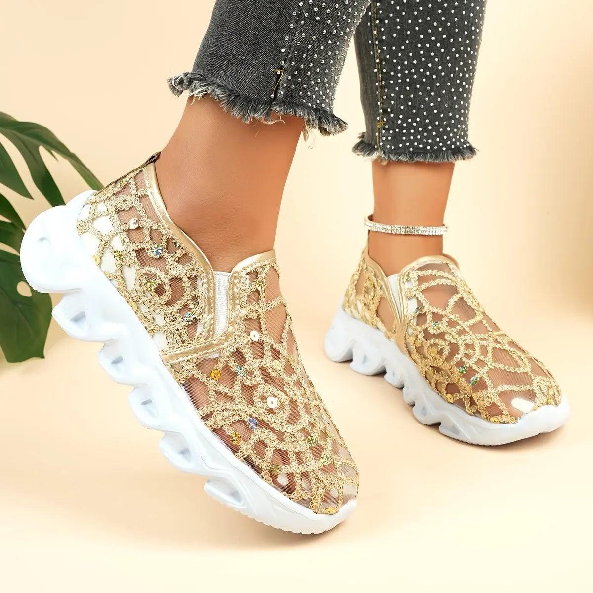 Baskets d'été Femmes – Confort & Élégance GOOD FEET 👟✨ GOOD FEET