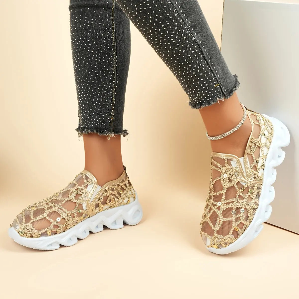 Baskets d'été Femmes – Confort & Élégance GOOD FEET 👟✨ GOOD FEET