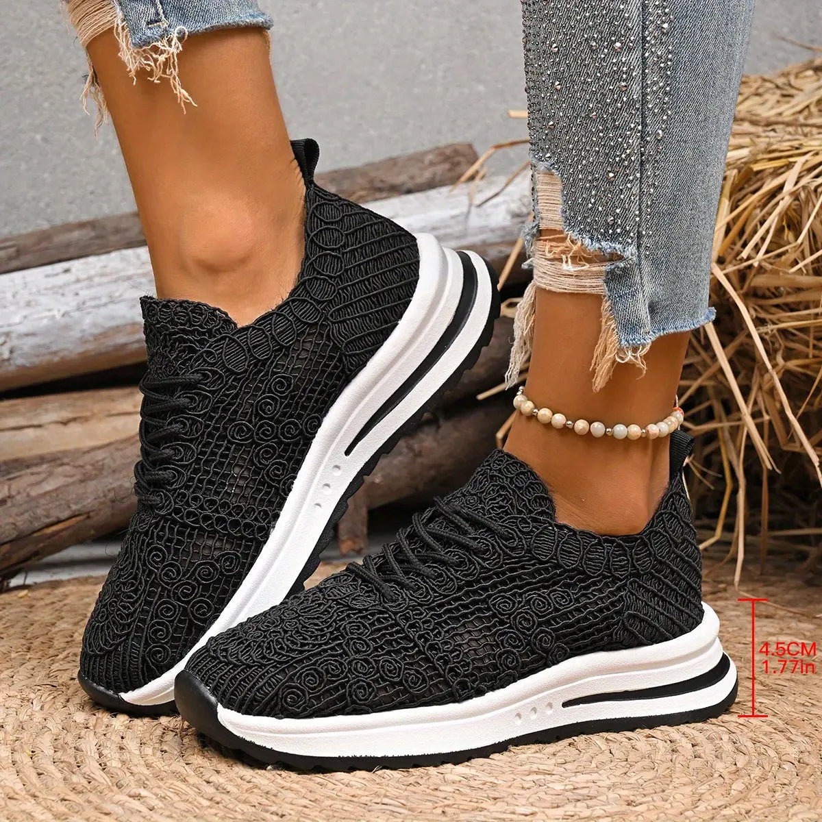 Baskets Respirantes Beige–Confort Maximal & Élégance Quotidienne | GOOD FEET GOOD FEET