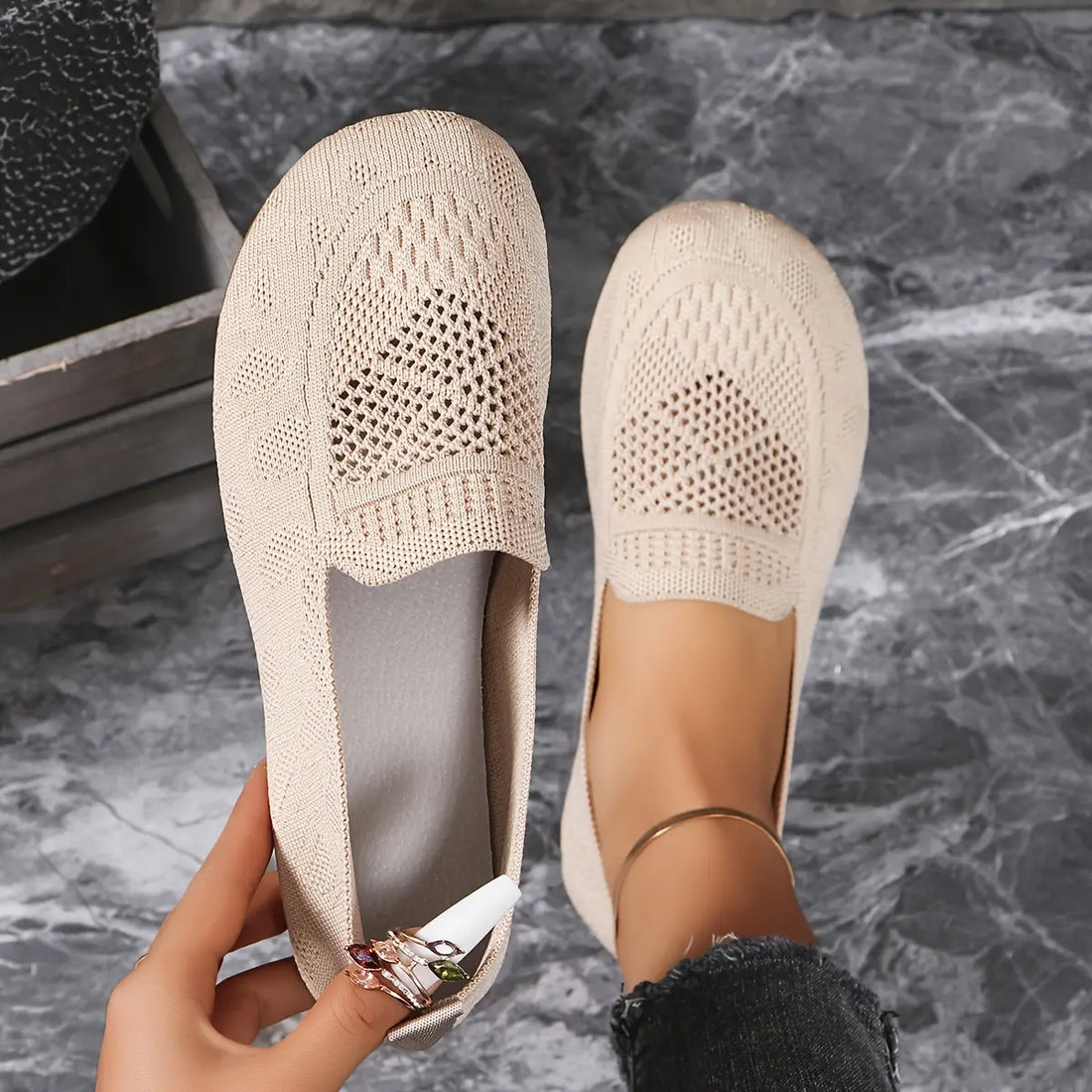 Chaussures Femmes Grand Modèle–largeur confort & haut cou-de-pied 👣 GOOD FEET