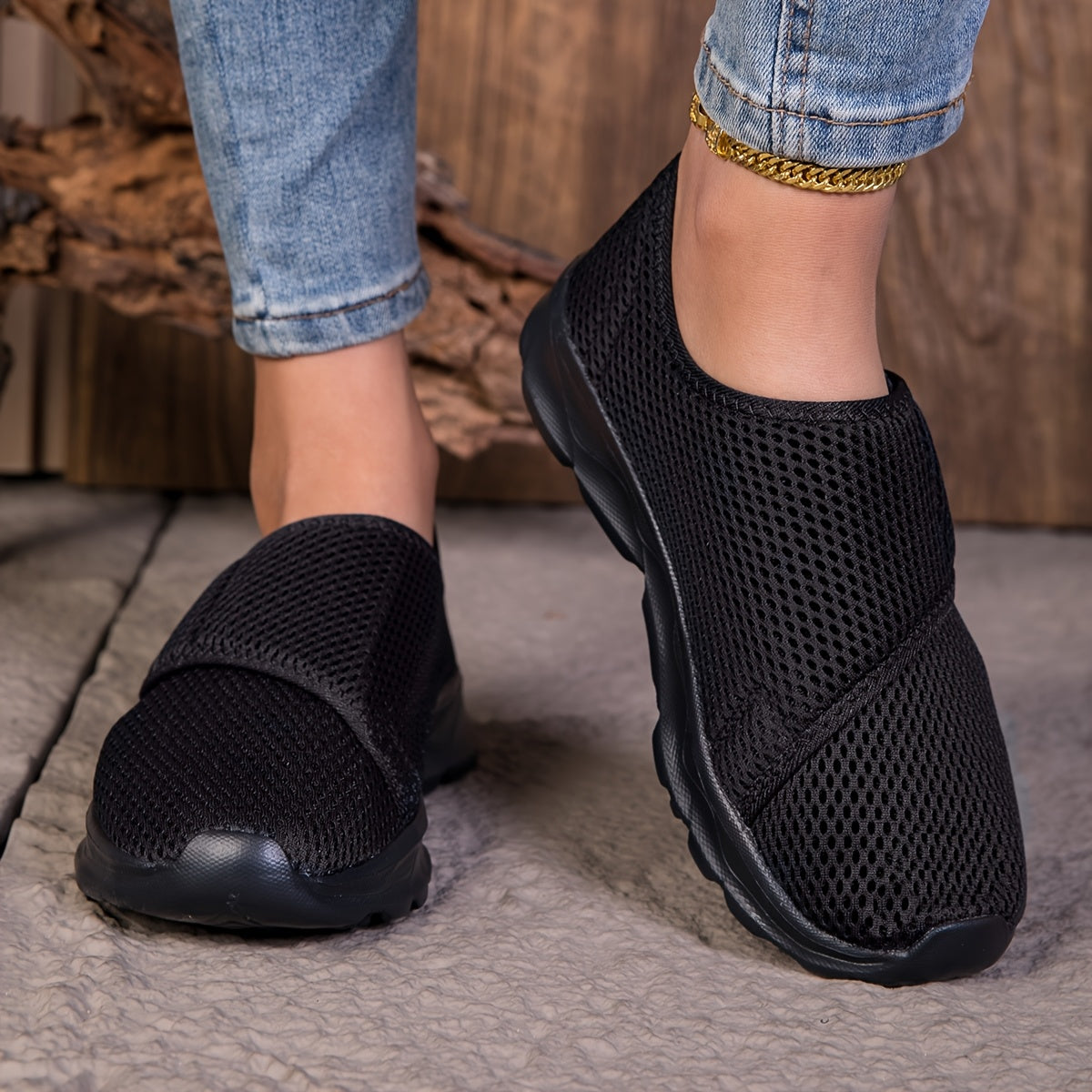 Chaussures orthopédiques à scratch–largeur confort (50+) 👟 GOOD FEET