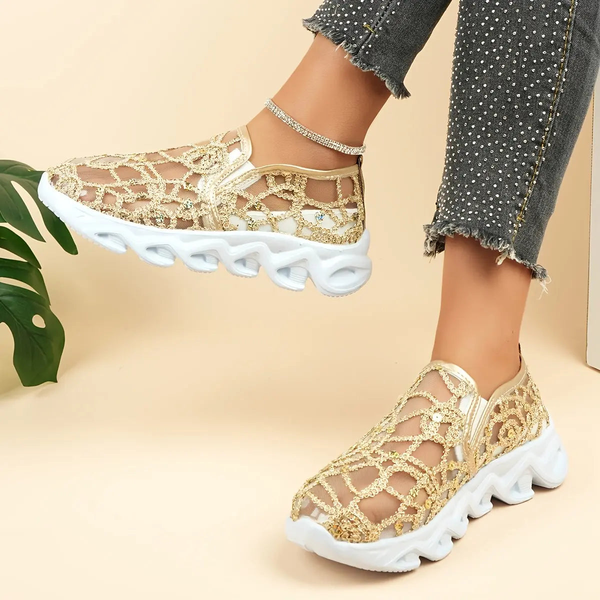 Baskets d'été Femmes – Confort & Élégance GOOD FEET 👟✨ GOOD FEET