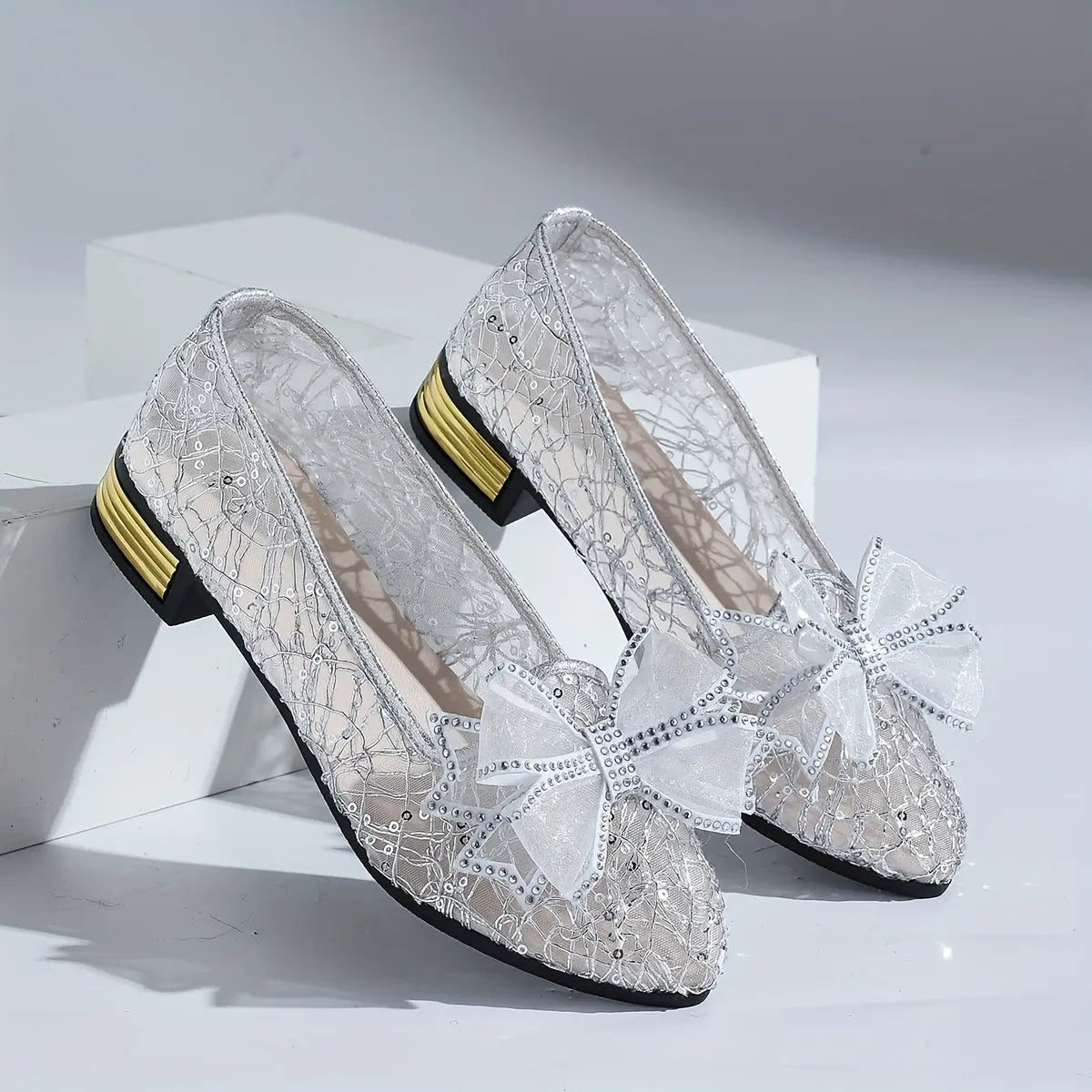 Chaussures à enfiler à bout pointu GOOD FEET–Confort et élégance avec nœud 👠✨ GOOD FEET