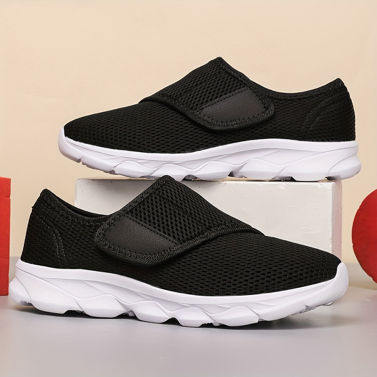 Chaussures orthopédiques à scratch–largeur confort (50+) 👟 GOOD FEET