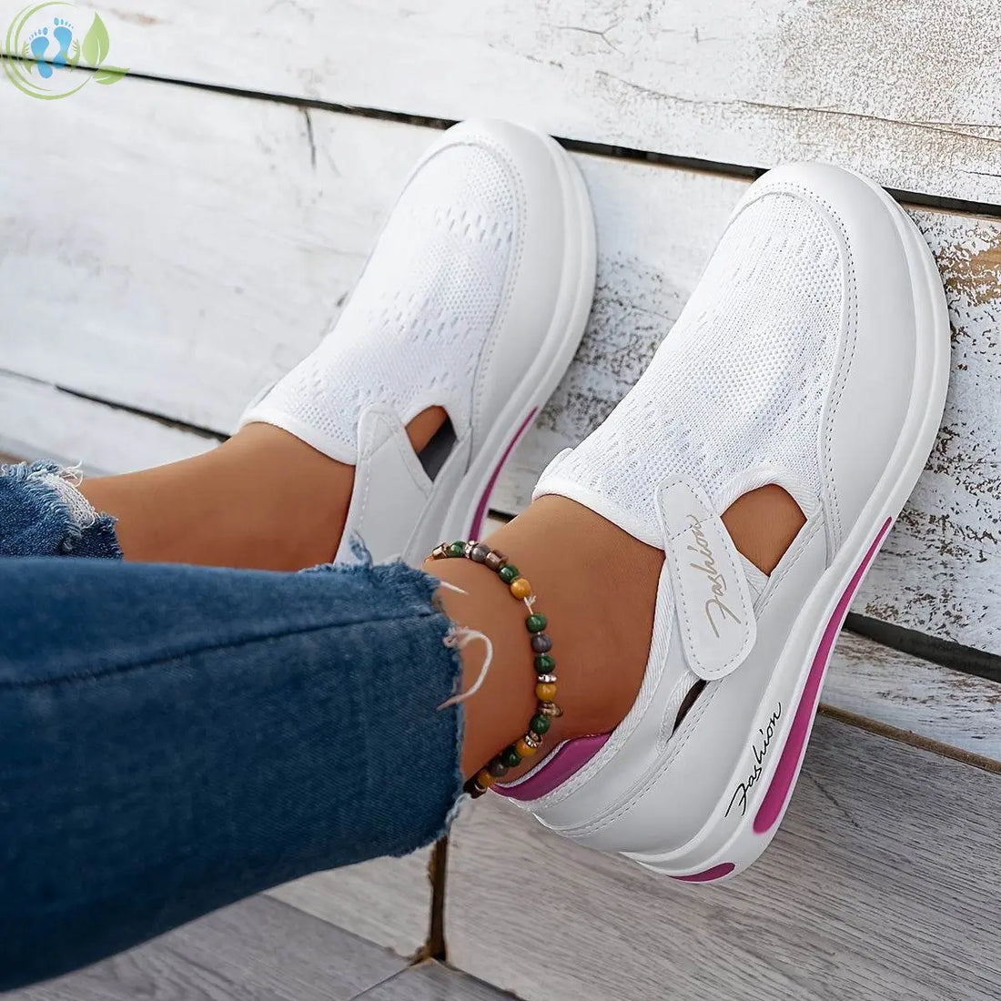 Baskets à Enfiler Respirantes GOOD FEET – Confort &amp; Style Quotidien 👟🌸 - GOOD FEET