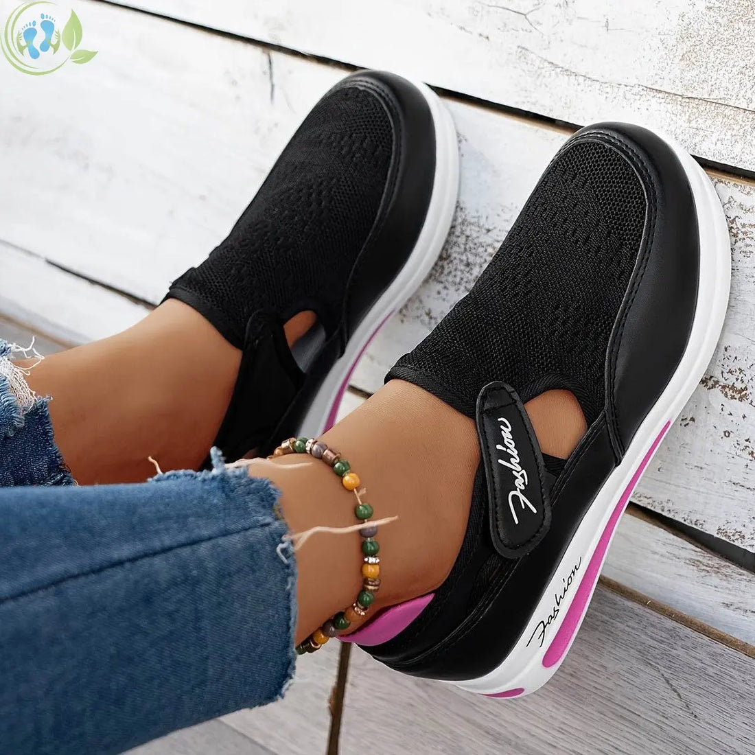 Baskets à Enfiler Respirantes GOOD FEET – Confort &amp; Style Quotidien 👟🌸 - GOOD FEET