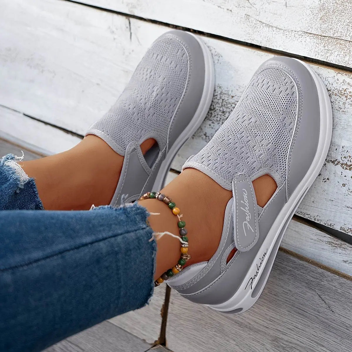 Baskets à Enfiler Respirantes GOOD FEET – Confort &amp; Style Quotidien 👟🌸 - GOOD FEET