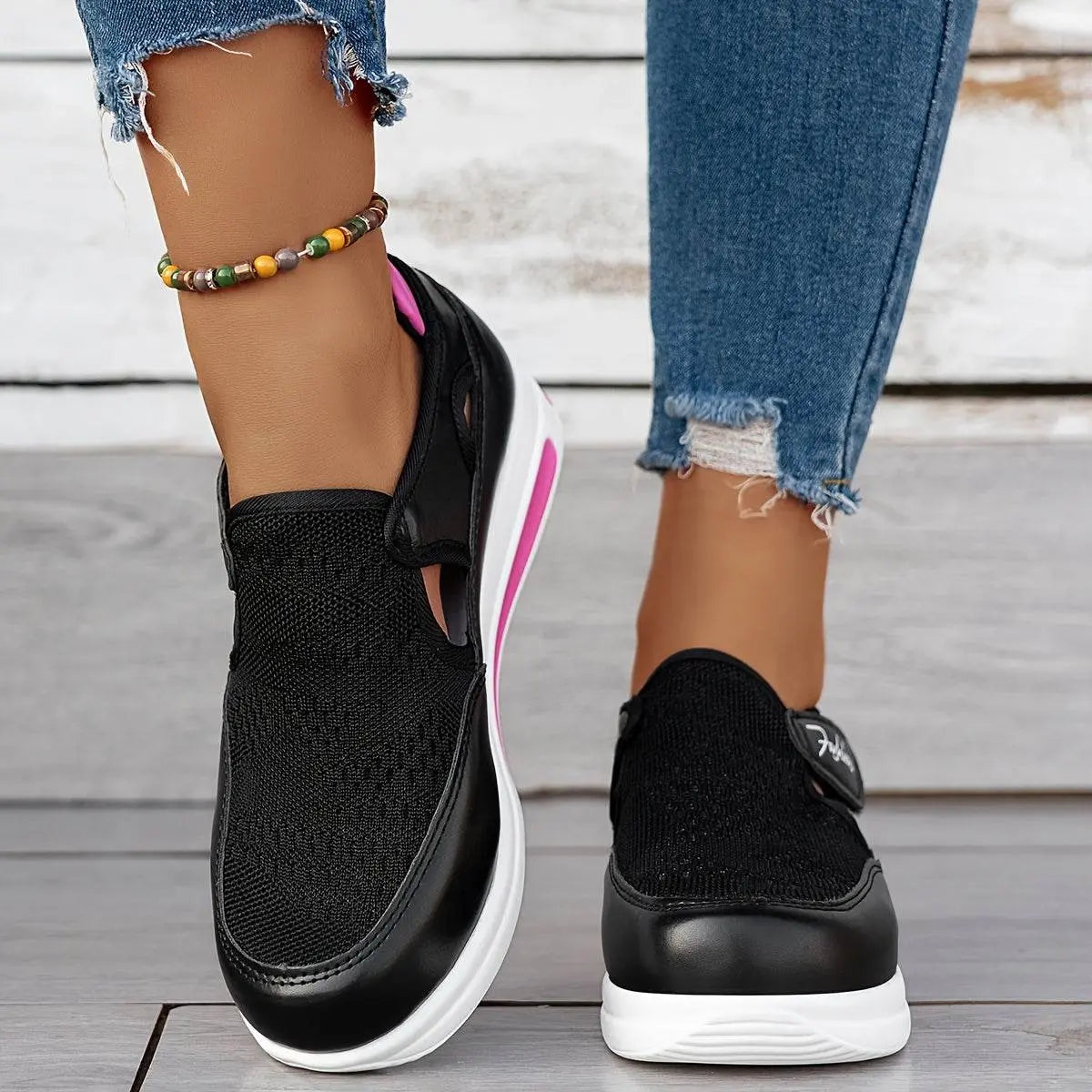 Baskets à Enfiler Respirantes GOOD FEET – Confort &amp; Style Quotidien 👟🌸 - GOOD FEET
