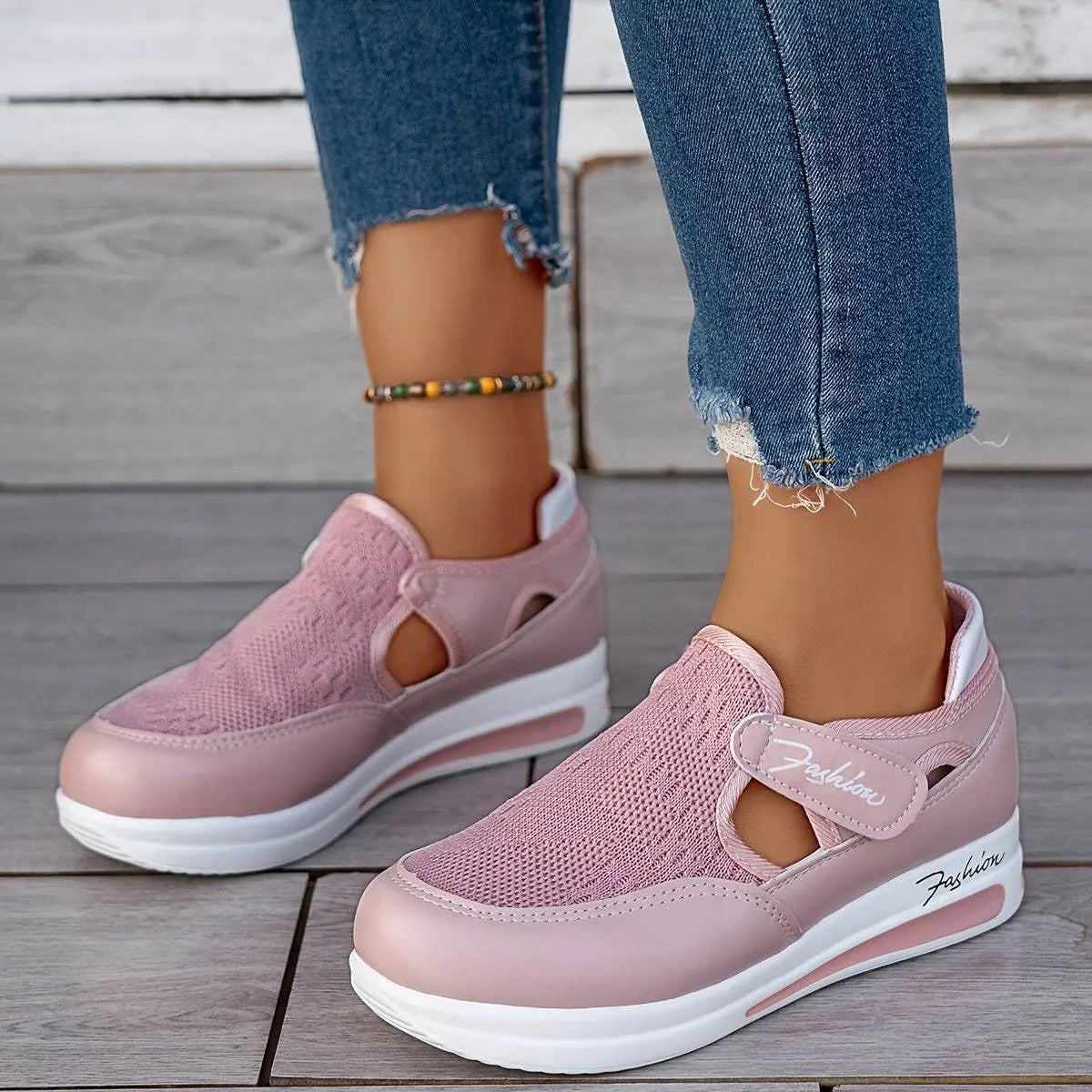 Baskets à Enfiler Respirantes GOOD FEET – Confort &amp; Style Quotidien 👟🌸 - GOOD FEET