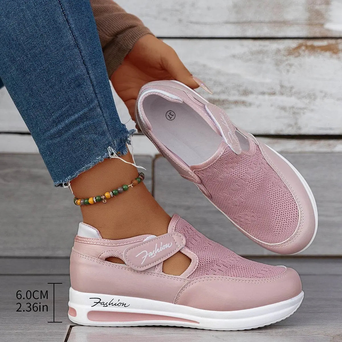 Baskets à Enfiler Respirantes GOOD FEET – Confort &amp; Style Quotidien 👟🌸 - GOOD FEET