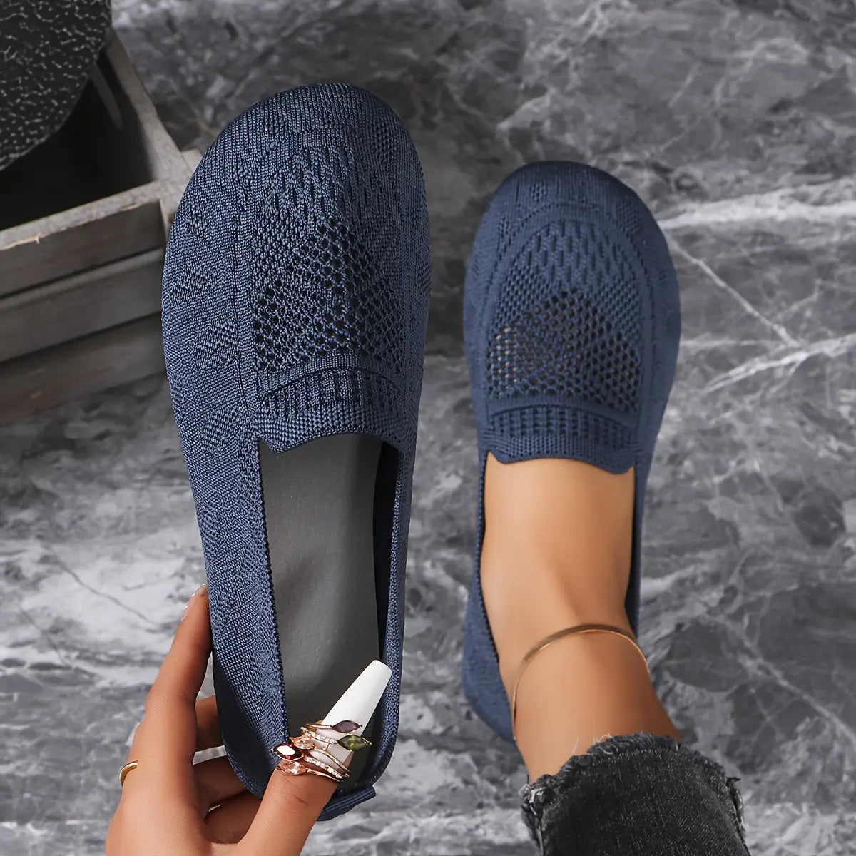 Chaussures Femmes Grand Modèle–largeur confort & haut cou-de-pied 👣 GOOD FEET