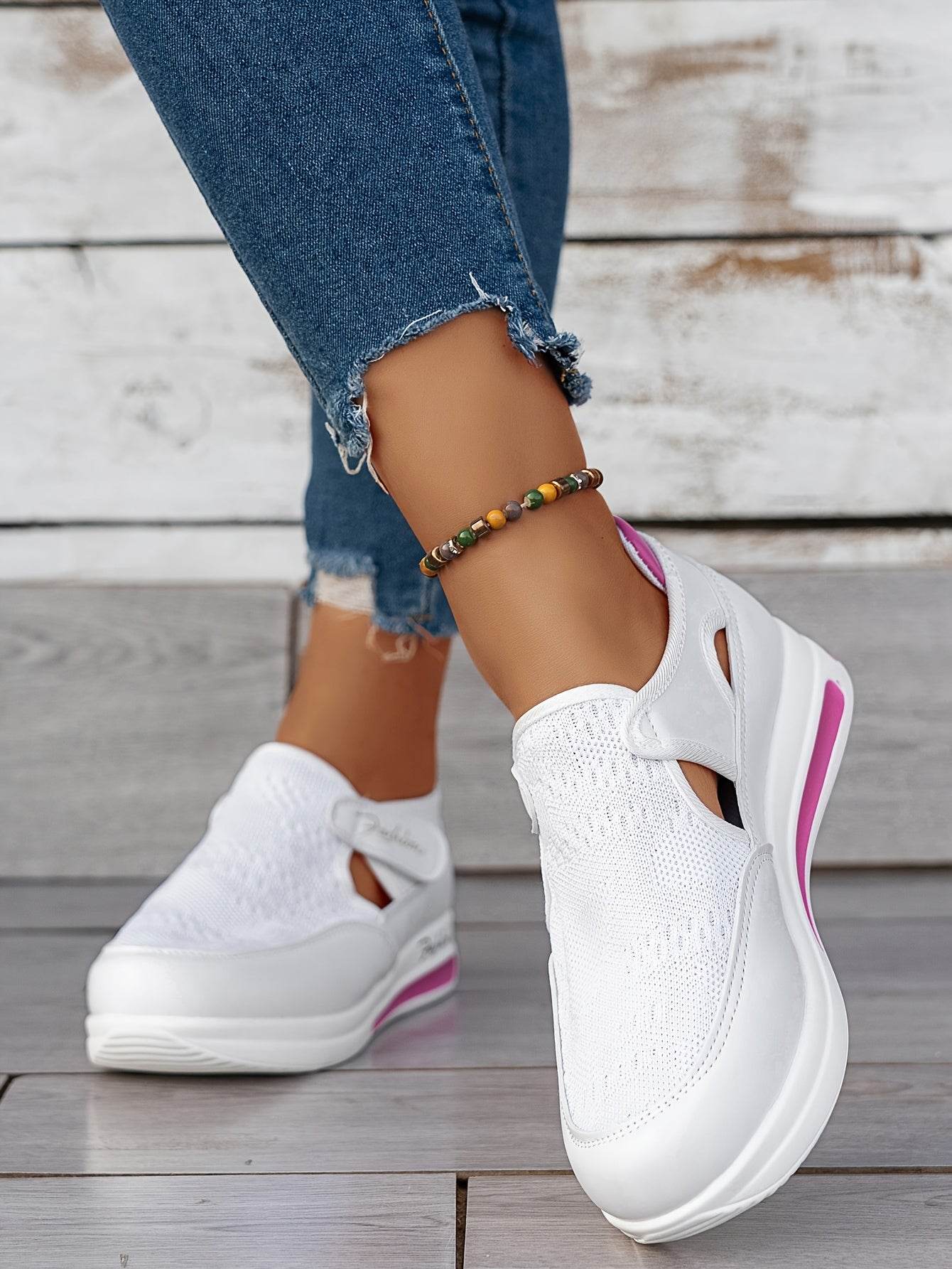 Baskets à Enfiler Respirantes GOOD FEET – Confort &amp; Style Quotidien 👟🌸 - GOOD FEET