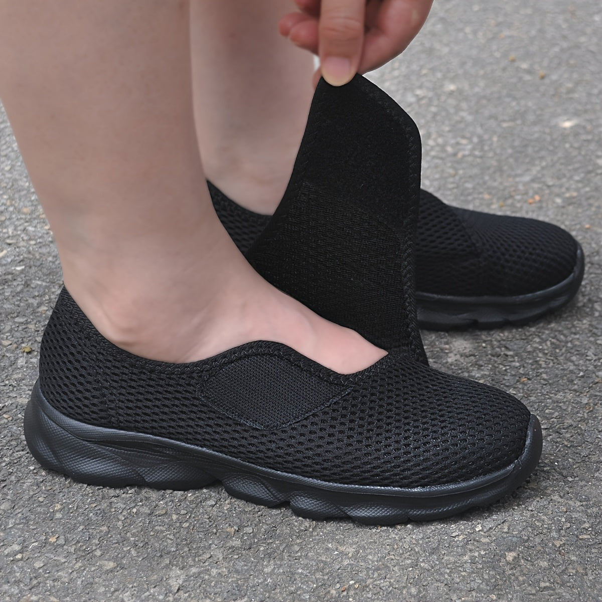 Chaussures orthopédiques à scratch–largeur confort (50+) 👟 GOOD FEET