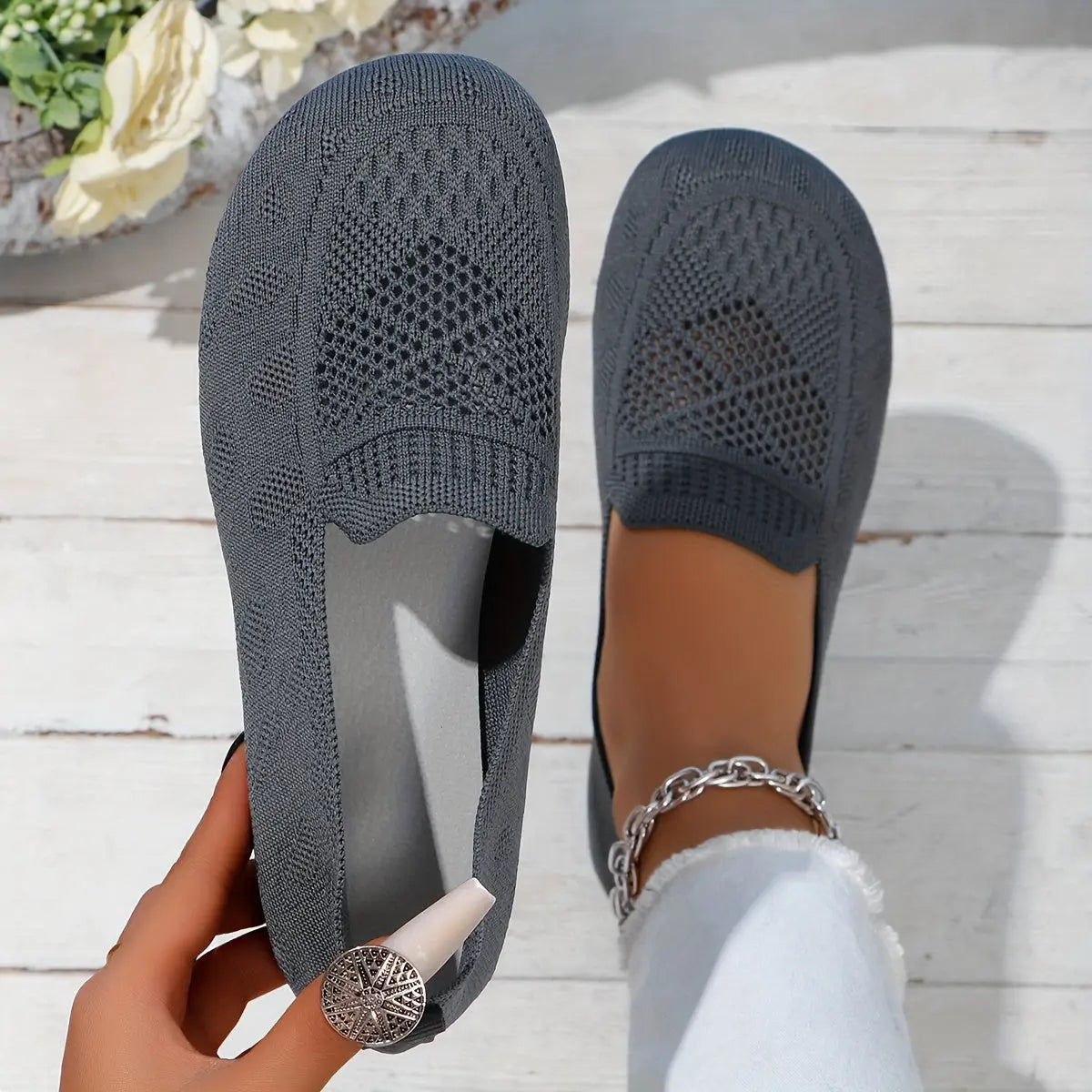 Chaussures Femmes Grand Modèle–largeur confort & haut cou-de-pied 👣 GOOD FEET