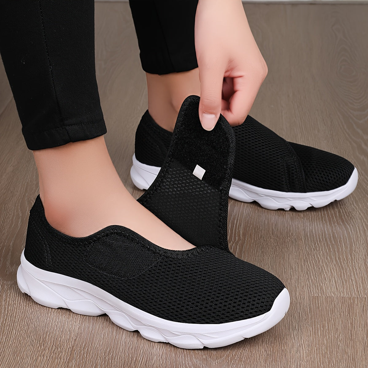 Chaussures orthopédiques à scratch–largeur confort (50+) 👟 GOOD FEET