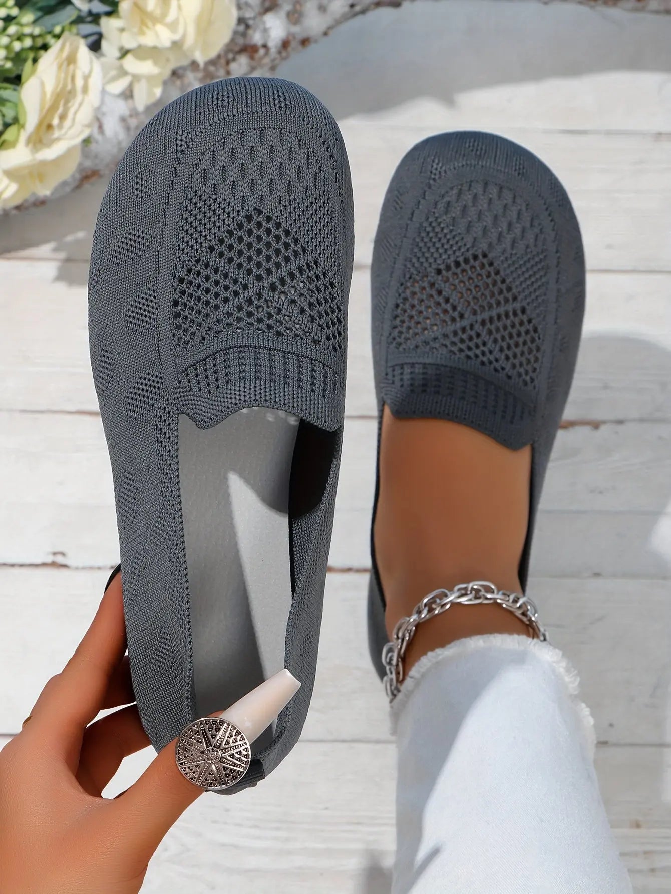 Chaussures Femmes Grand Modèle–largeur confort & haut cou-de-pied 👣 GOOD FEET
