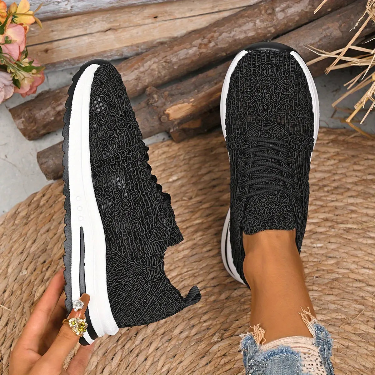 Baskets Respirantes Beige–Confort Maximal & Élégance Quotidienne | GOOD FEET GOOD FEET