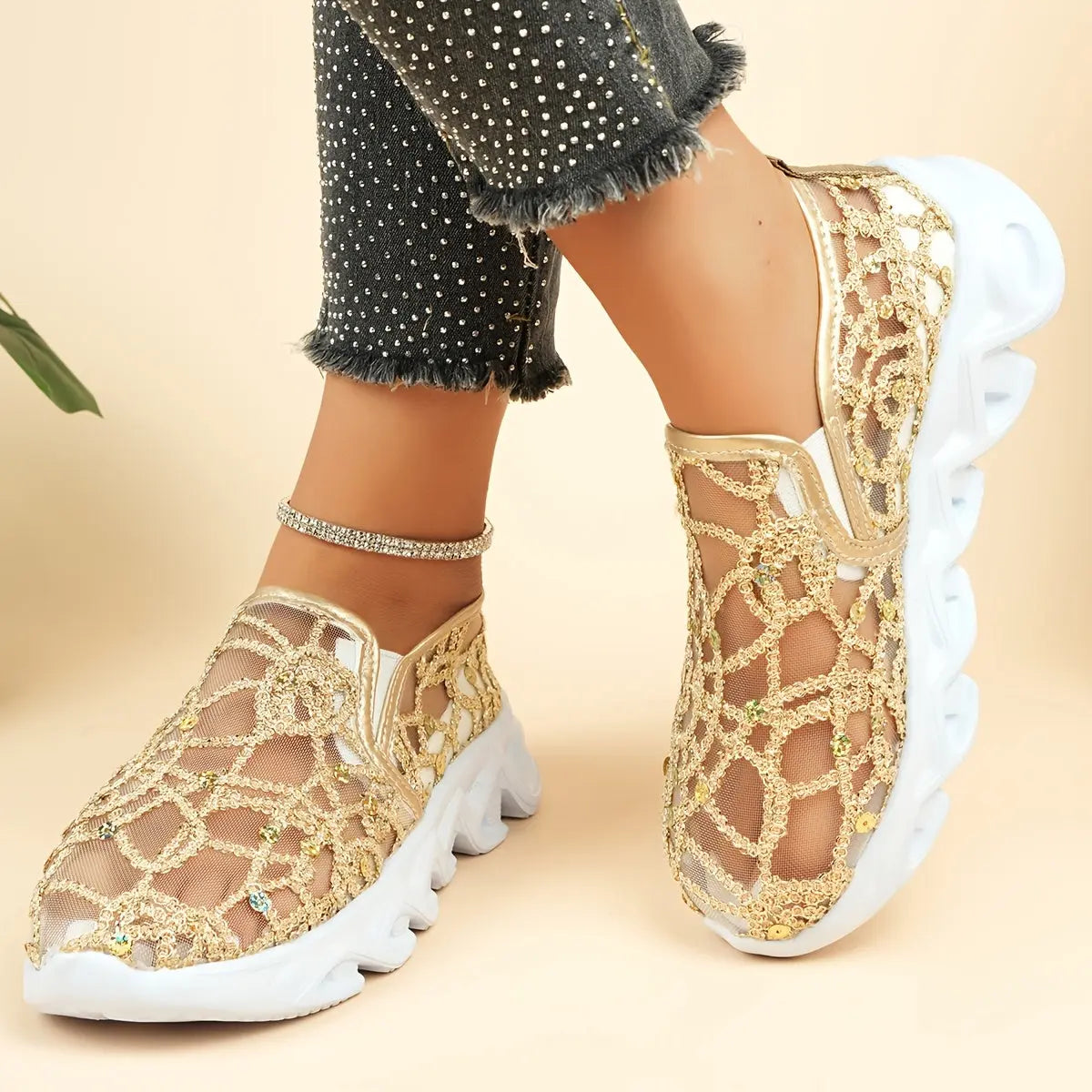 Baskets d'été Femmes – Confort & Élégance GOOD FEET 👟✨ GOOD FEET