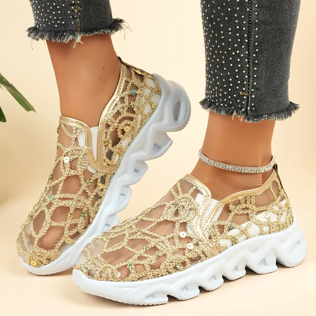 Baskets d'été Femmes – Confort & Élégance GOOD FEET 👟✨ GOOD FEET