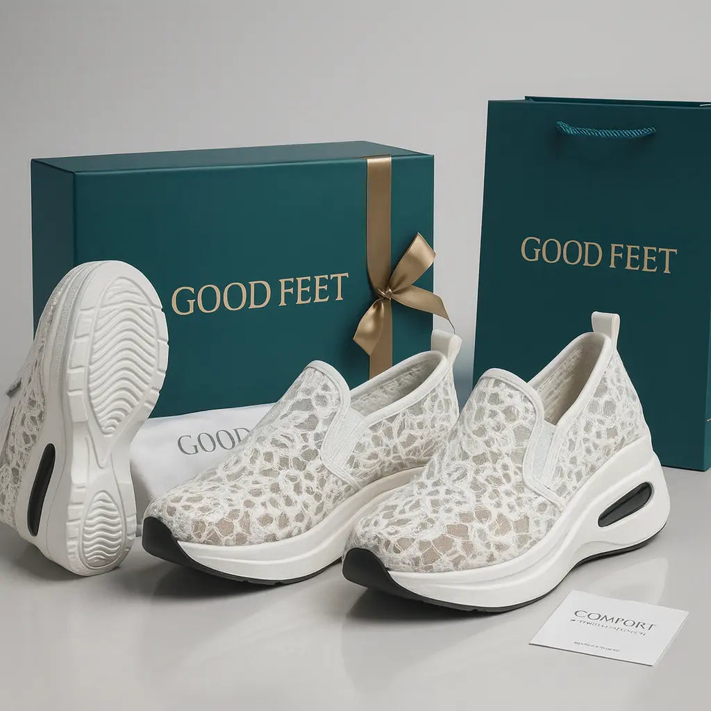 Baskets mi-hautes respirantes–notre best-seller confort 50+ 👟 GOOD FEET